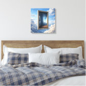 Fenster ins Nirgendwo Leinwanddruck (Insitu (Schlafzimmer))