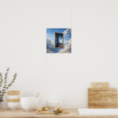 Fenster ins Nirgendwo Poster (Küche)