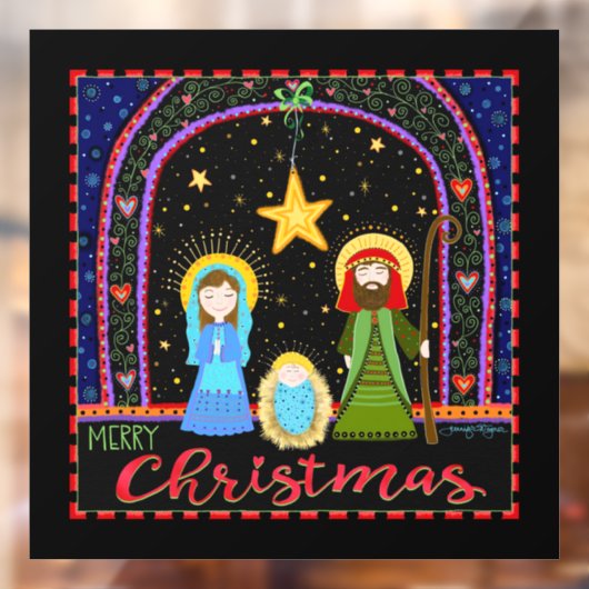 Fenster "Inspirivity" der Heiligen Familie Fensteraufkleber (Blatt 2)