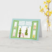 Fenster Karte (Gelbe Blume)
