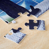 Fenster-Katzen Puzzle (Seite)