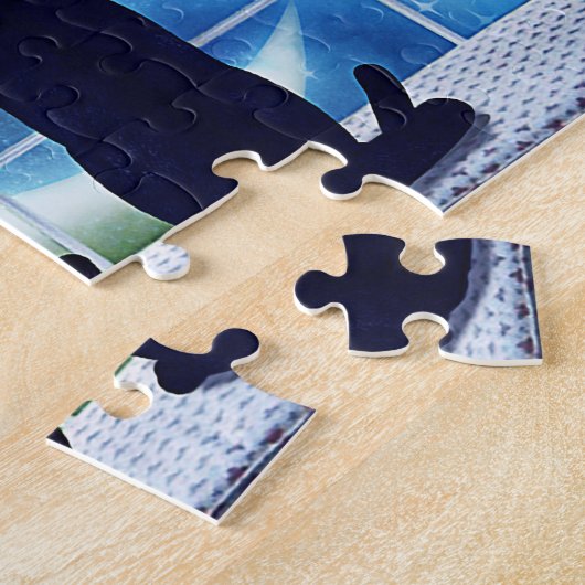 Fenster-Katzen Puzzle (Seite)