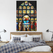 Fenster "Kirche gesteinigt" Leinwanddruck (Insitu (Schlafzimmer))