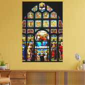 Fenster "Kirche gesteinigt" Leinwanddruck (Insitu (Wohnzimmer))