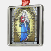Fenster "Kirche von Madonna und Kind" Ornament Aus Metall (Links)