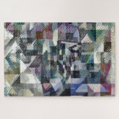 Fenster "Klaasische Abstrakte Malerei" 3 Puzzle (Horizontal)