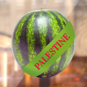 Fenster Klammern Palästina Wassermelone Friedensga Fensteraufkleber
