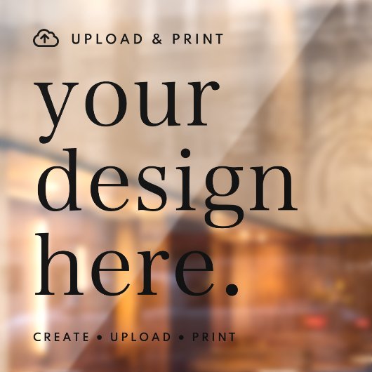 Fenster Klammern Sie Ihr Design Upload 12" x 12" Fensteraufkleber (Blatt 2)