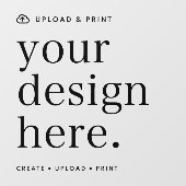 Fenster Klammern Sie Ihr Design Upload 12" x 12" Fensteraufkleber (Blatt)