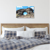 Fenster Lava bei Dimmuborgir, Myvatn Bereich - Isl Leinwanddruck (Insitu (Schlafzimmer))