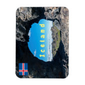 Fenster Lava bei Dimmuborgir, Myvatn Bereich - Isl Magnet (Vertikal)