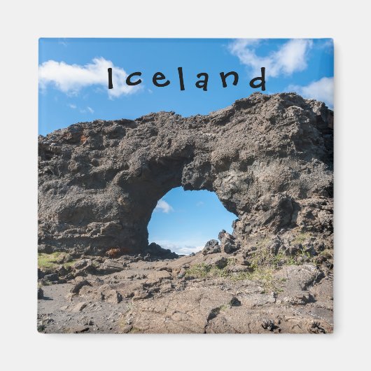 Fenster Lava bei Dimmuborgir, Myvatn Bereich - Isl Magnet (Vorne)