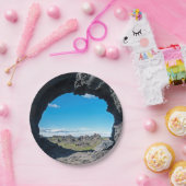 Fenster Lava bei Dimmuborgir, Myvatn Bereich - Isl Pappteller (Party)