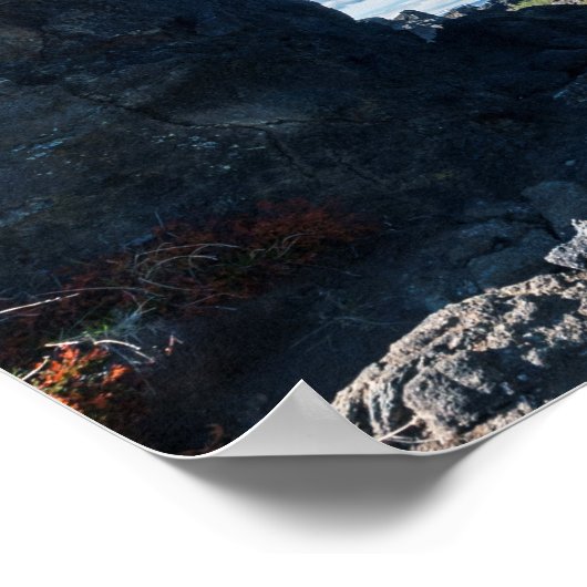 Fenster Lava bei Dimmuborgir, Myvatn Bereich - Isl Poster (Ecke)