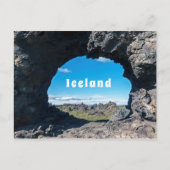 Fenster Lava bei Dimmuborgir, Myvatn Bereich - Isl Postkarte (Vorderseite)