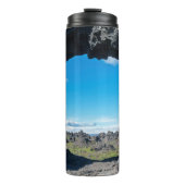 Fenster Lava bei Dimmuborgir, Myvatn Bereich - Isl Thermosbecher (Vorderseite)