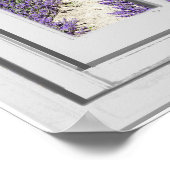 Fenster "Lavendelfeld anzeigen" Poster (Ecke)