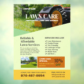 Fenster "Lawn Care Services" Fensteraufkleber (Blatt 3)