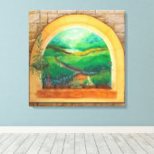 Fenster Leinwanddruck (Insitu (Holzboden))