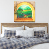 Fenster Leinwanddruck (Insitu (Schlafzimmer))