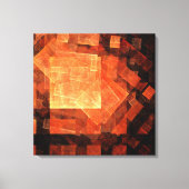 Fenster Licht Abstrakte Art Wrapped Canvas Print Leinwanddruck (Vorderseite)