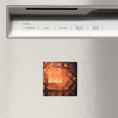 Fenster Light Abstrakt Art Square Magazin Magnet (In Situ (Geschirrspüler))