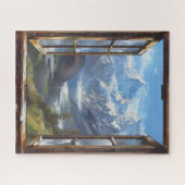 Fenster "Magische Berge" Puzzle (Horizontal)