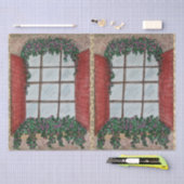 Fenster mit Bindestrichpapier Seidenpapier (Handwerk)