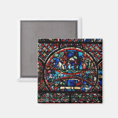 Fenster mit dem guten Samariter Magnet (Vorderseite/Rückseite)