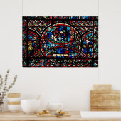 Fenster mit dem guten Samariter Poster (Küche)