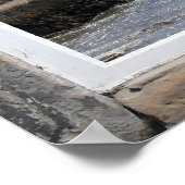 Fenster mit "Fake-Ansicht" der Fischereifahrzeuge Poster (Ecke)