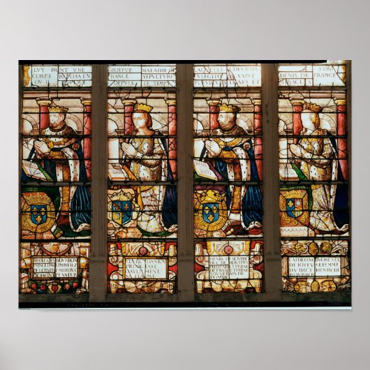 Fenster mit Francois de Bourbon Poster (Vorne)