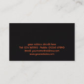 Fenster-Monteur-Visitenkarte Visitenkarte (Rückseite)