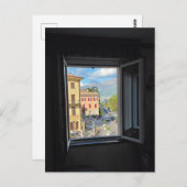 Fenster nach Italien Postkarte (Vorne/Hinten)