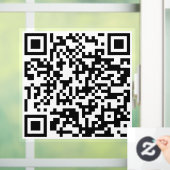 Fenster- oder Türaufkleber: Ihr QR-Code Fensteraufkleber (Zuhause)