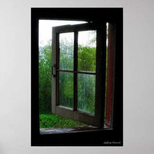 Fenster öffnen poster (Vorne)