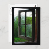 Fenster öffnen postkarte (Vorne/Hinten)