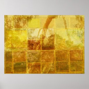 Fenster Patchwork Poster