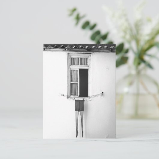 Fenster Postkarte (Stehend Vorderseite)