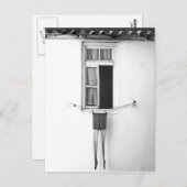 Fenster Postkarte (Vorne/Hinten)