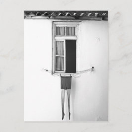 Fenster Postkarte