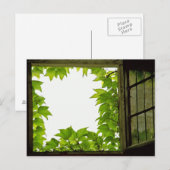 Fenster Postkarte (Vorne/Hinten)
