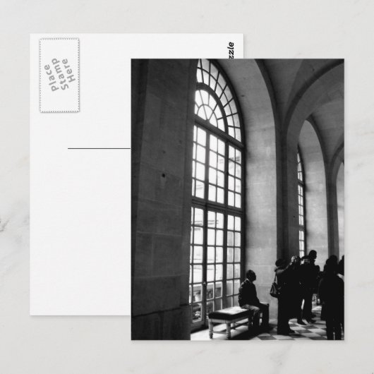 Fenster Postkarte (Vorne/Hinten)