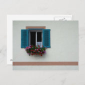 Fenster Postkarte (Vorne/Hinten)