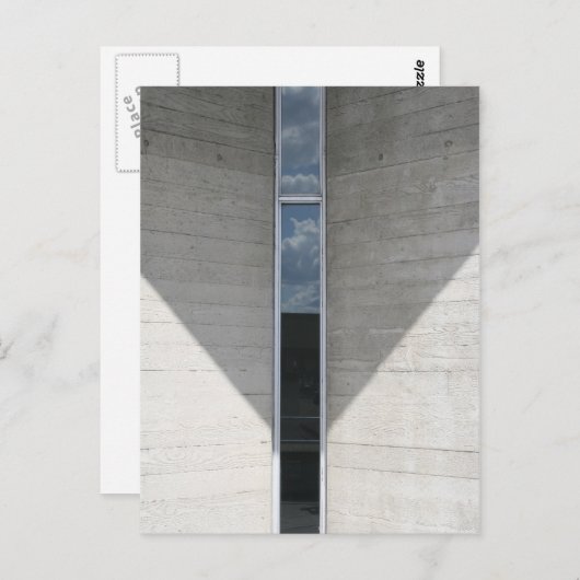 Fenster Postkarte (Vorne/Hinten)