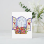 Fenster Postkarte (Stehend Vorderseite)