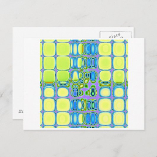 Fenster Postkarte (Vorne/Hinten)