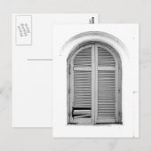 Fenster Postkarte (Vorne/Hinten)