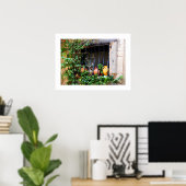 Fenster Pots II Poster (Heimbüro)