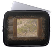 Fenster "Protokollkabine" Laptopschutzhülle (Vorderseite)